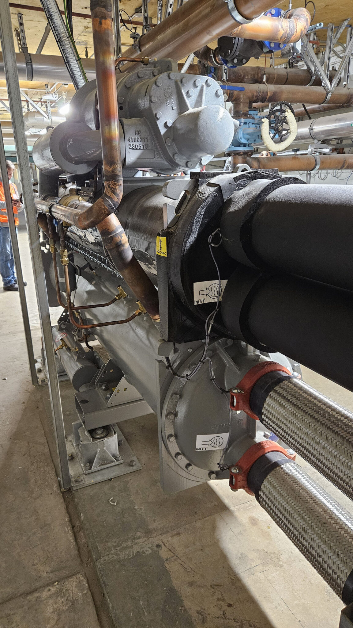 Palmerston North Hospital New Chiller Installation New Chiller 4 Aquair Engineering